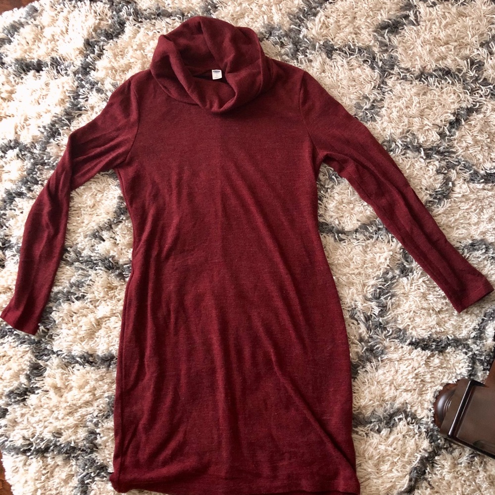 Cowl neck Old Navy knee length sweater dre…